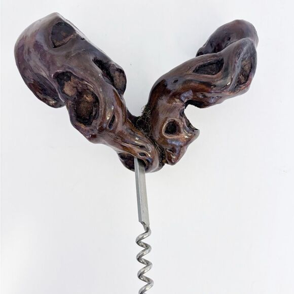 Vintage Grapevine Corkscrew From France Jura Region Henri Maire Vineyard - Picture 2 of 4